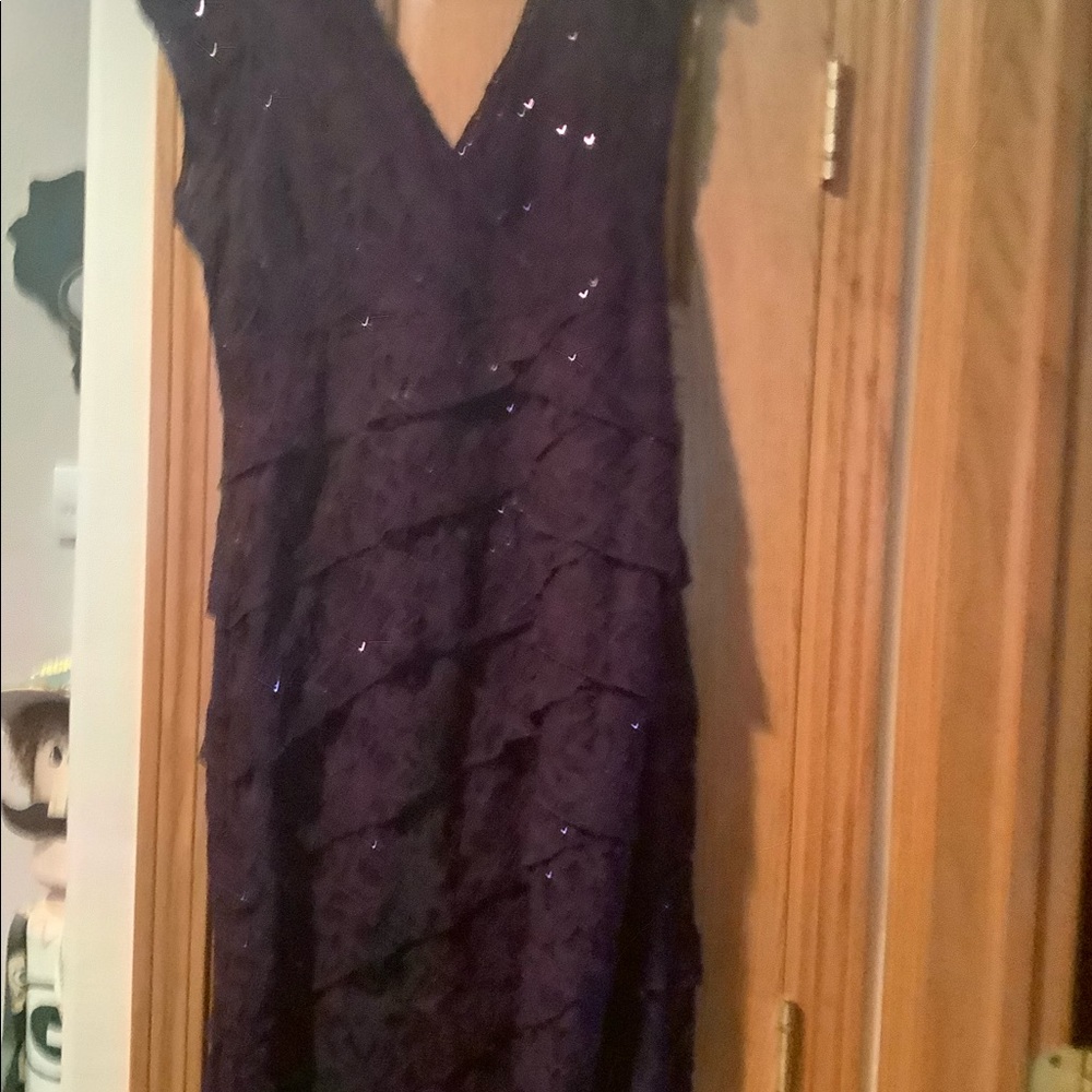 Beautiful plum cocktail dress, wedding guest dress or mother of the bride dress